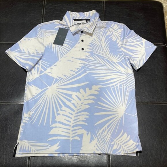 VRST Men's Leafy Palm Pique Polo - Picture 5 of 11